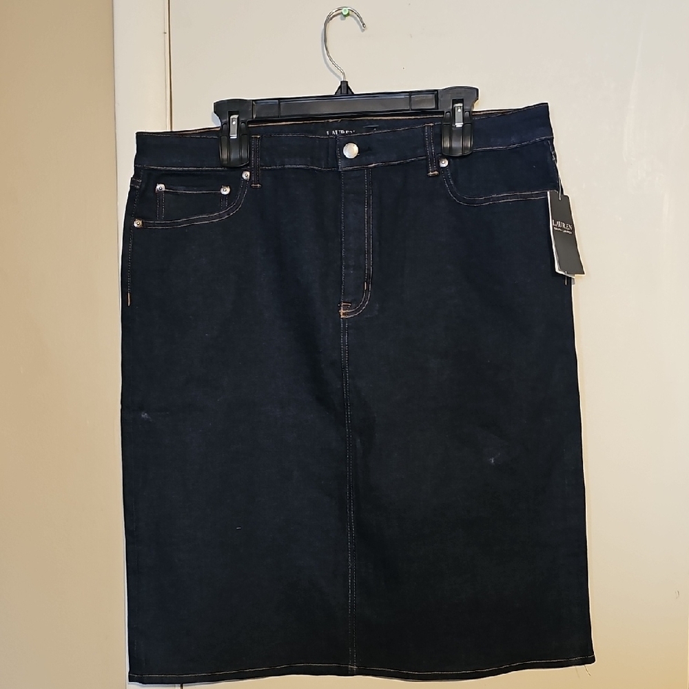 Ralph Lauren Indigo Denim Skirt
